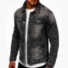 Chaqueta de Jean Gris para Hombre - Estilo urbano y moderno